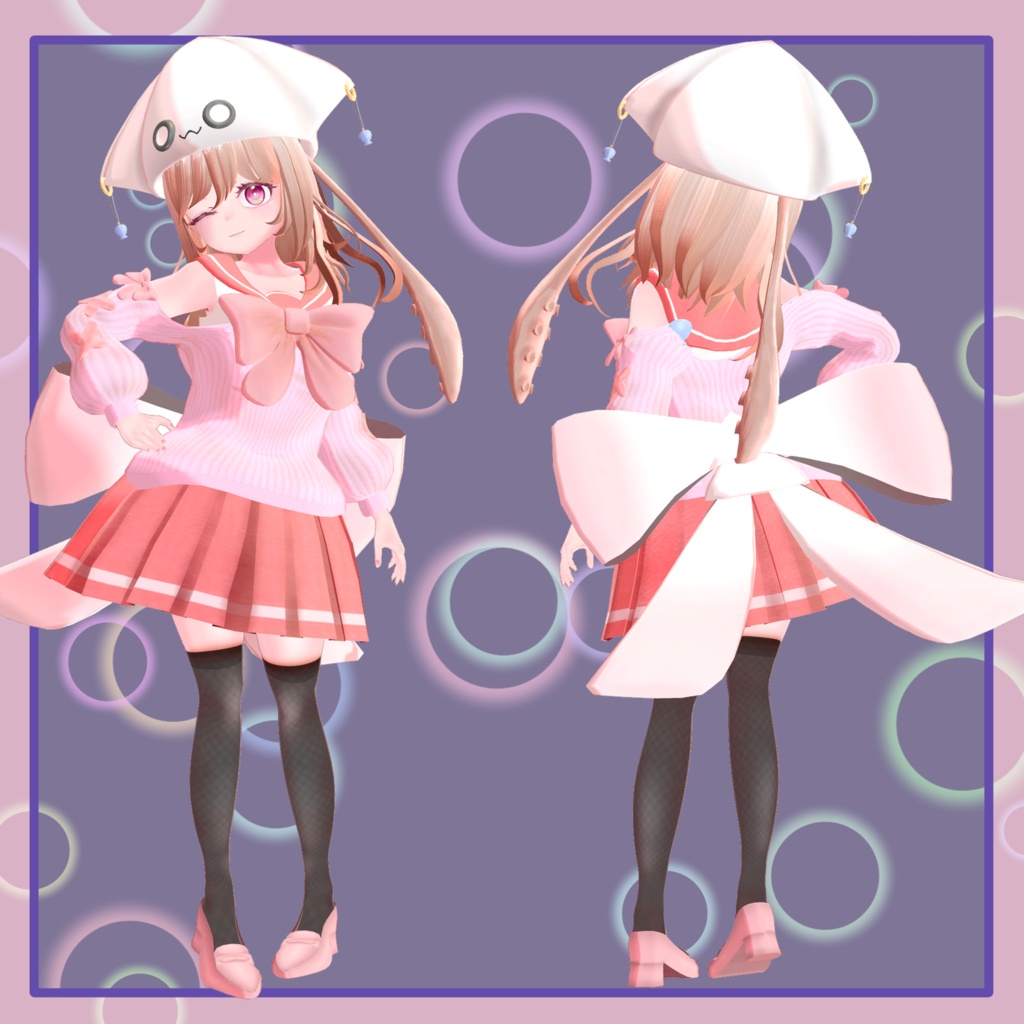 【オリジナル3Dモデル】Cuttle -かとる-