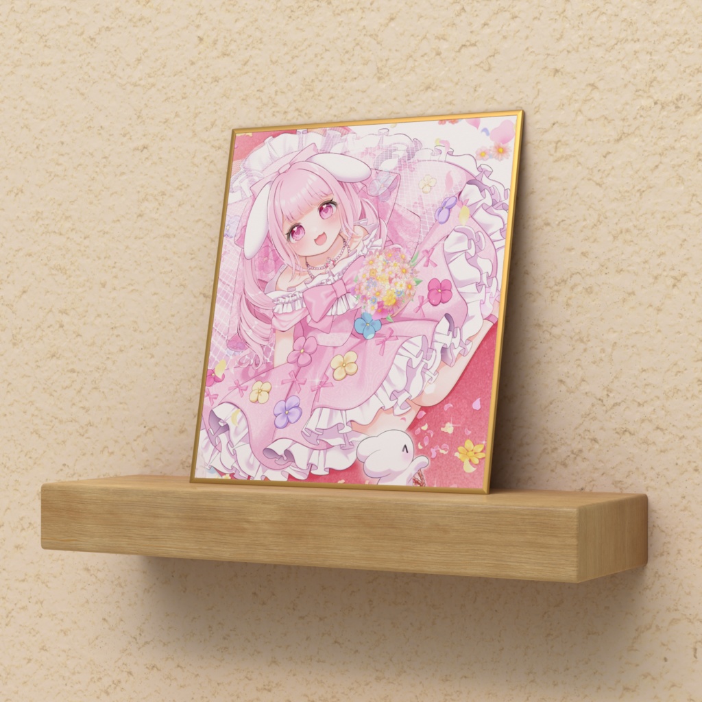 1周年りぼんミニ色紙