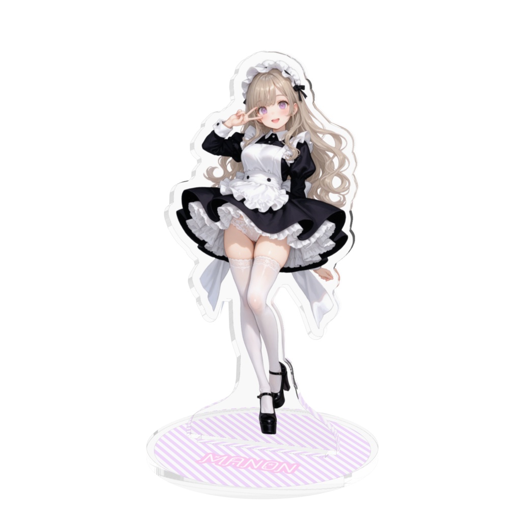 メイドまのんのアクリルフィギュア A