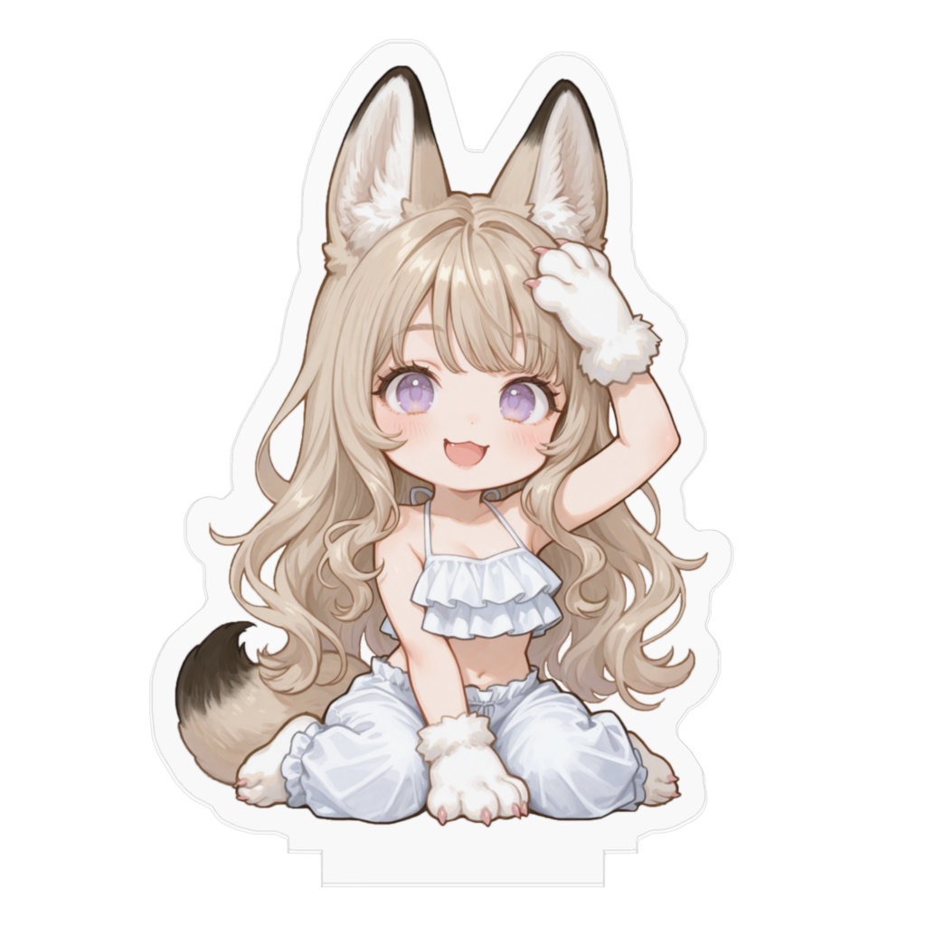 キツネまのんのアクリルフィギュア A