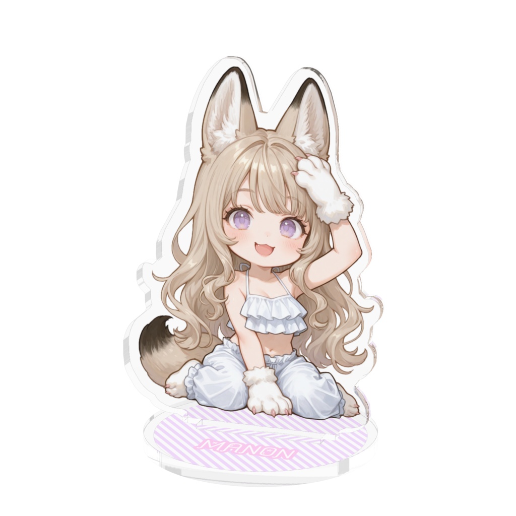 キツネまのんのアクリルフィギュア A