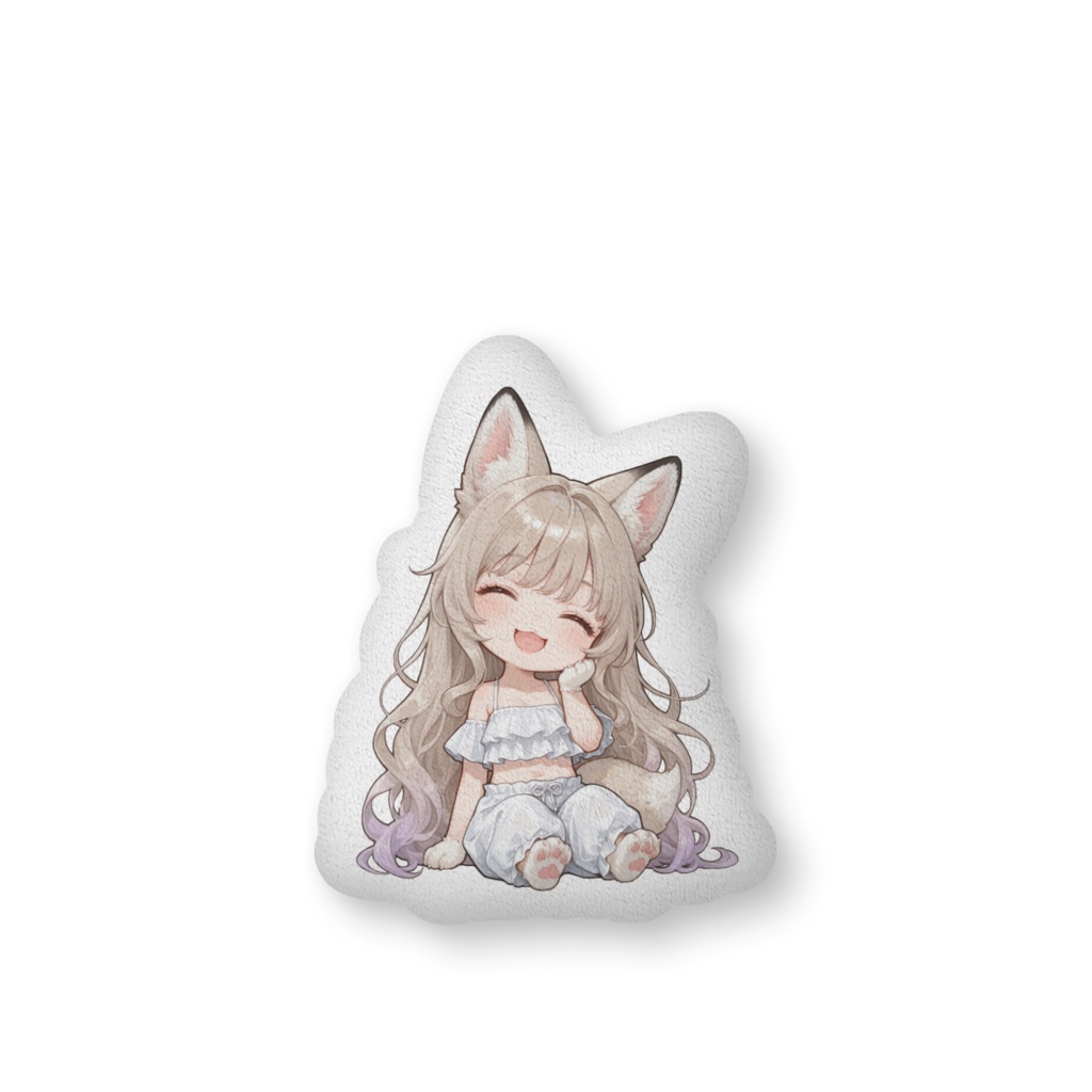 キツネまのんのふかふかクッション