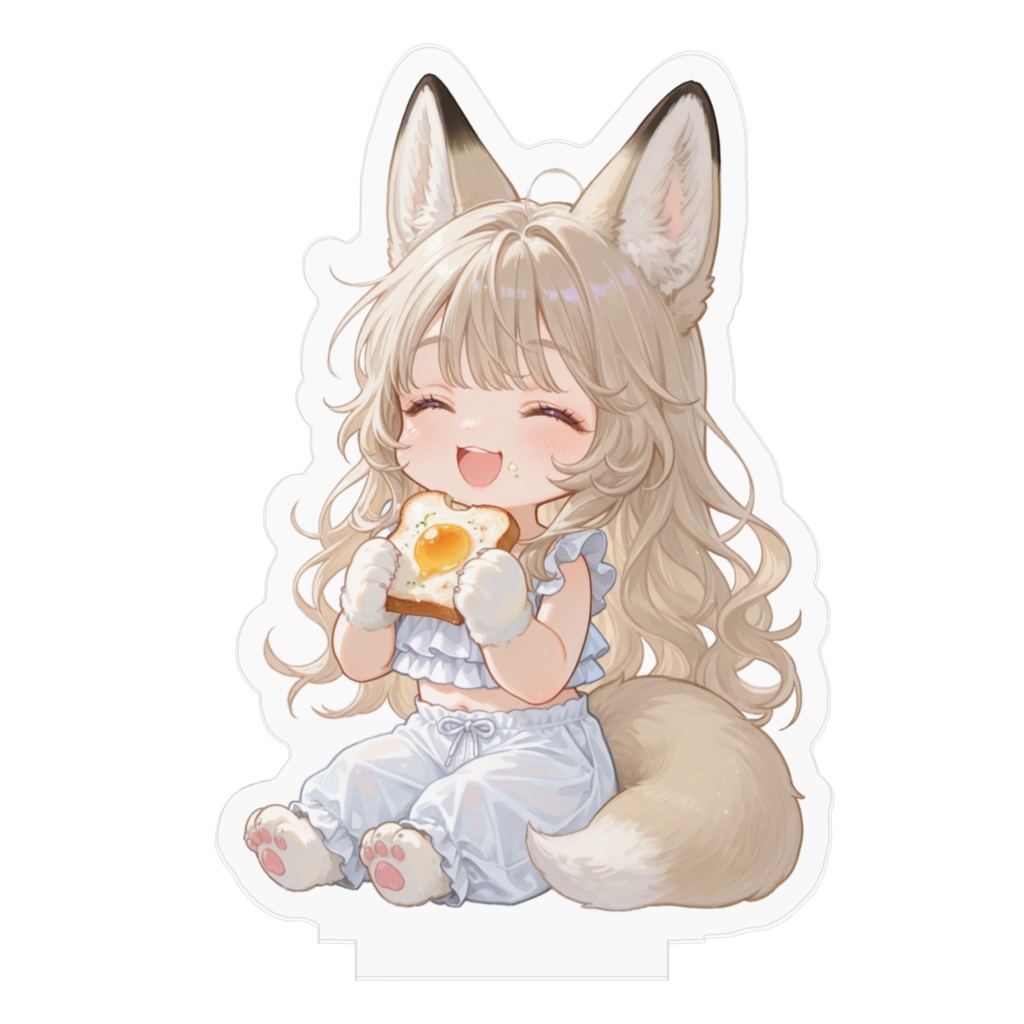 キツネまのんのアクリルフィギュア B