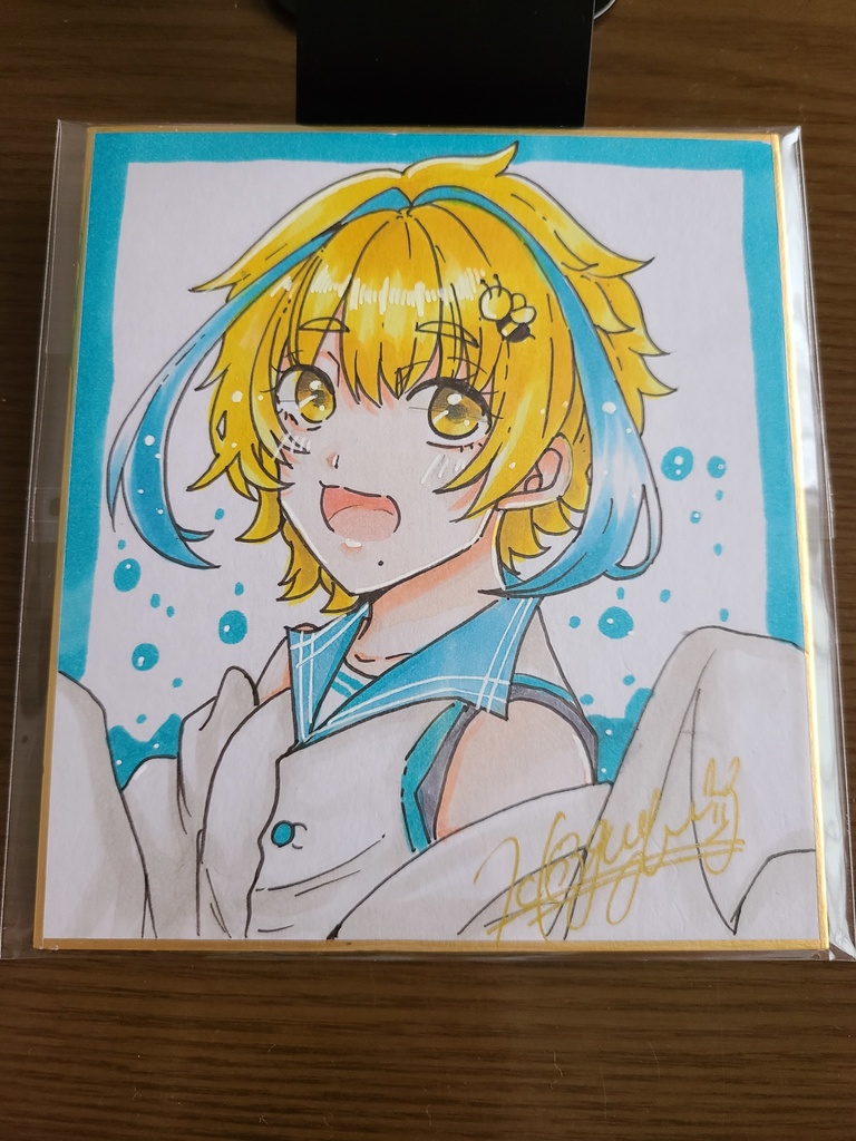 創作アナログ色紙