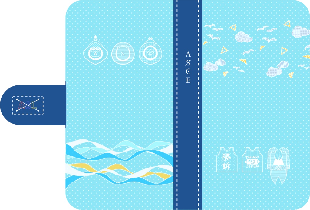 ASL手帳型ケース