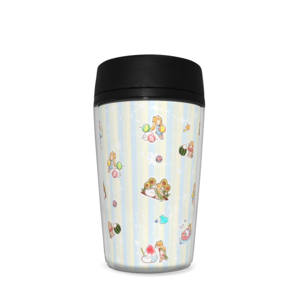 夏のうさりすちゃんタンブラー