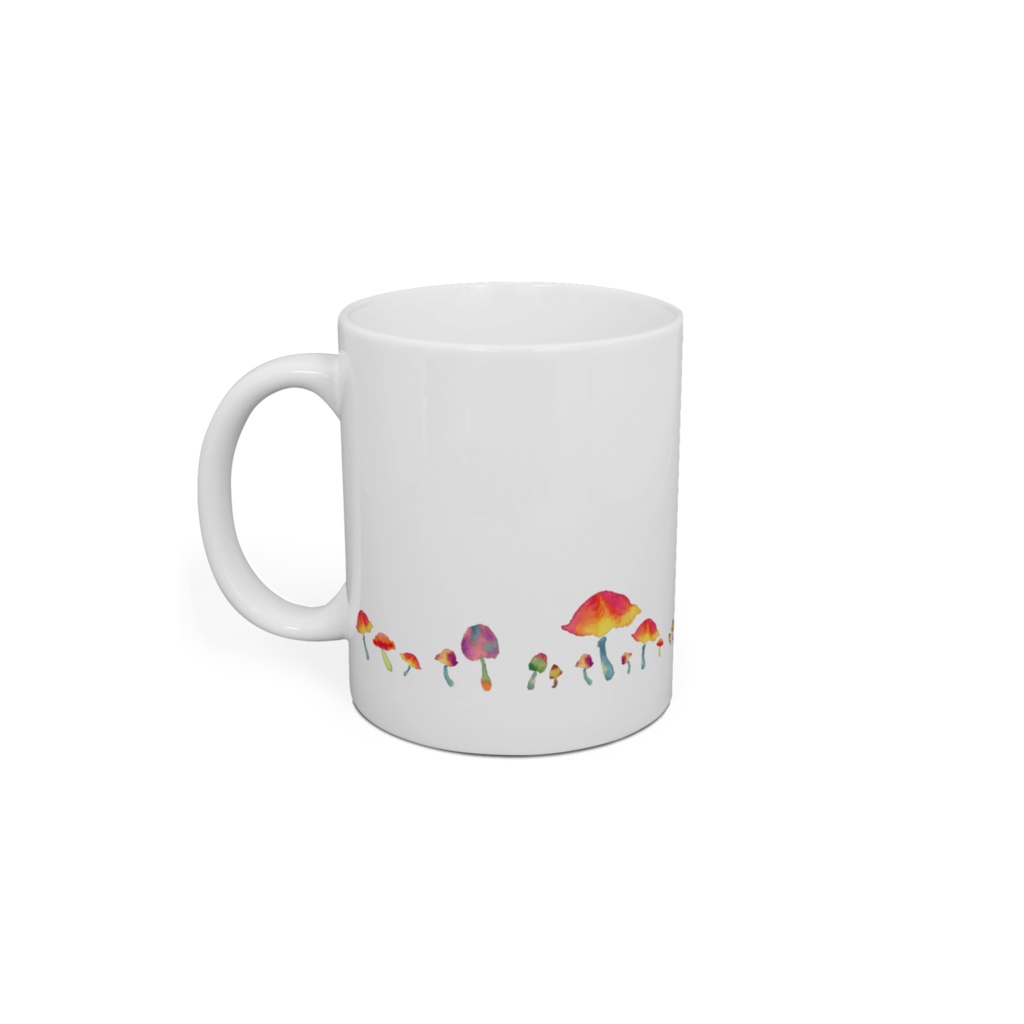 秋の妖精とキノコのマグ