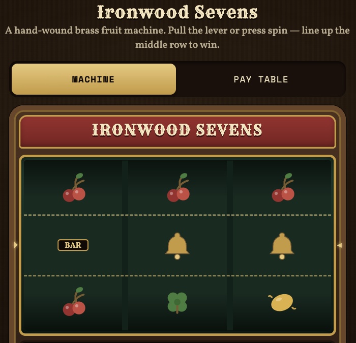 Fruit Machine Ironwood Sevens(フルーツスロットマシン )