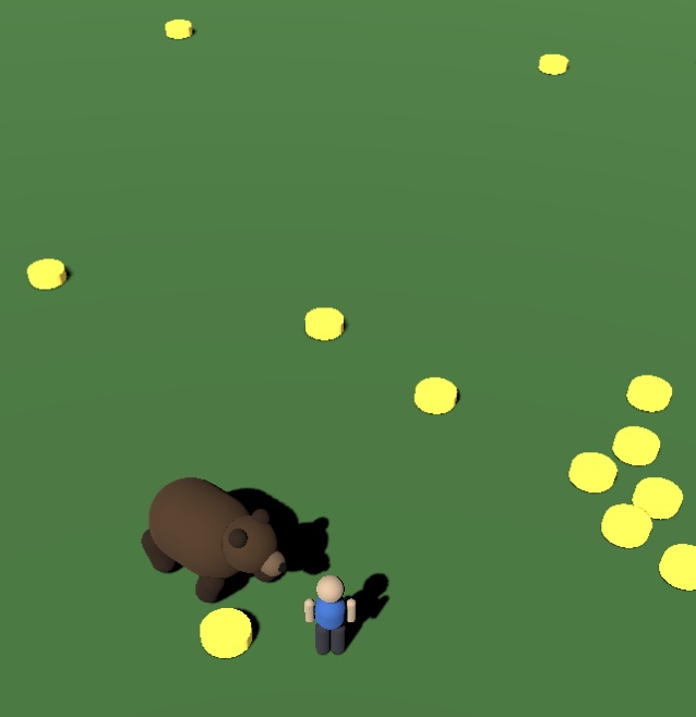 GoDot Bear Charging(熊が来たー!)