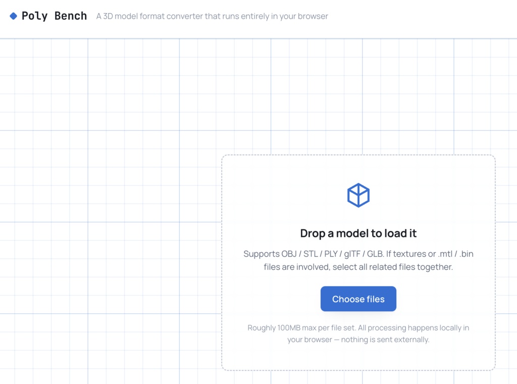 Polybench 3D Converter