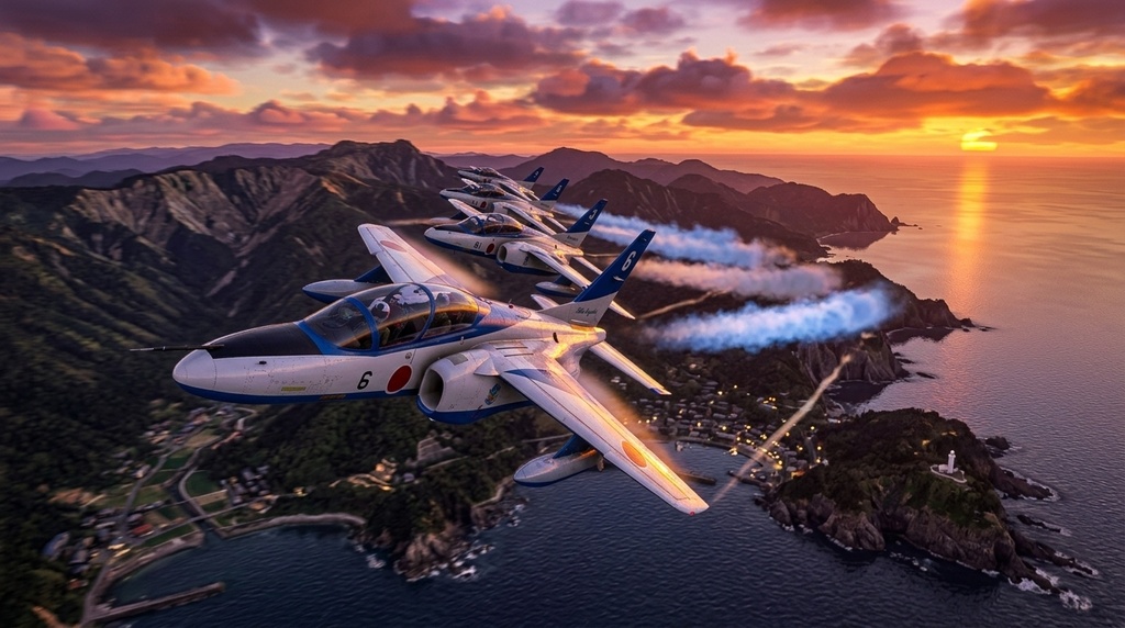 BLUE IMPULSE FLIGHT SIMULATOR ブルーインパルス フライト シュミレーター