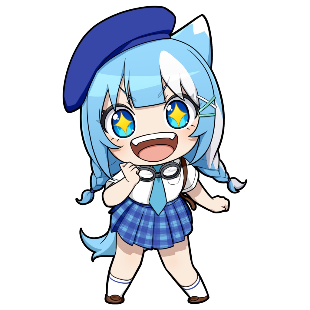 ミニキャラ制服みつば　アクリルキーホルダー　