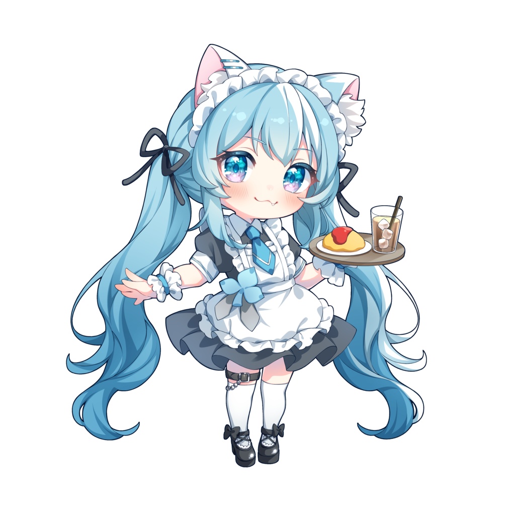 ミニキャラメイドみつば　アクリルキーホルダー