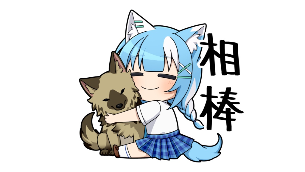 【単品】みつばステッカー