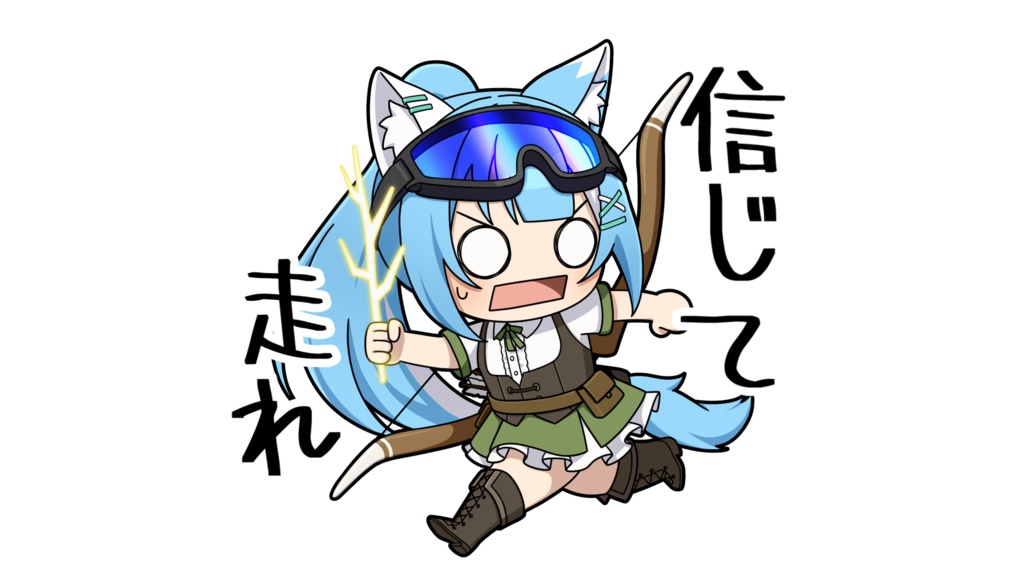 【単品】みつばステッカー