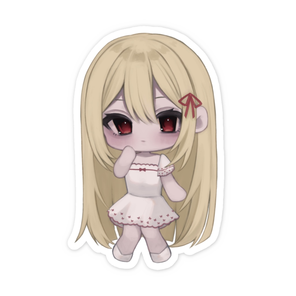 おめかしびび ステッカー