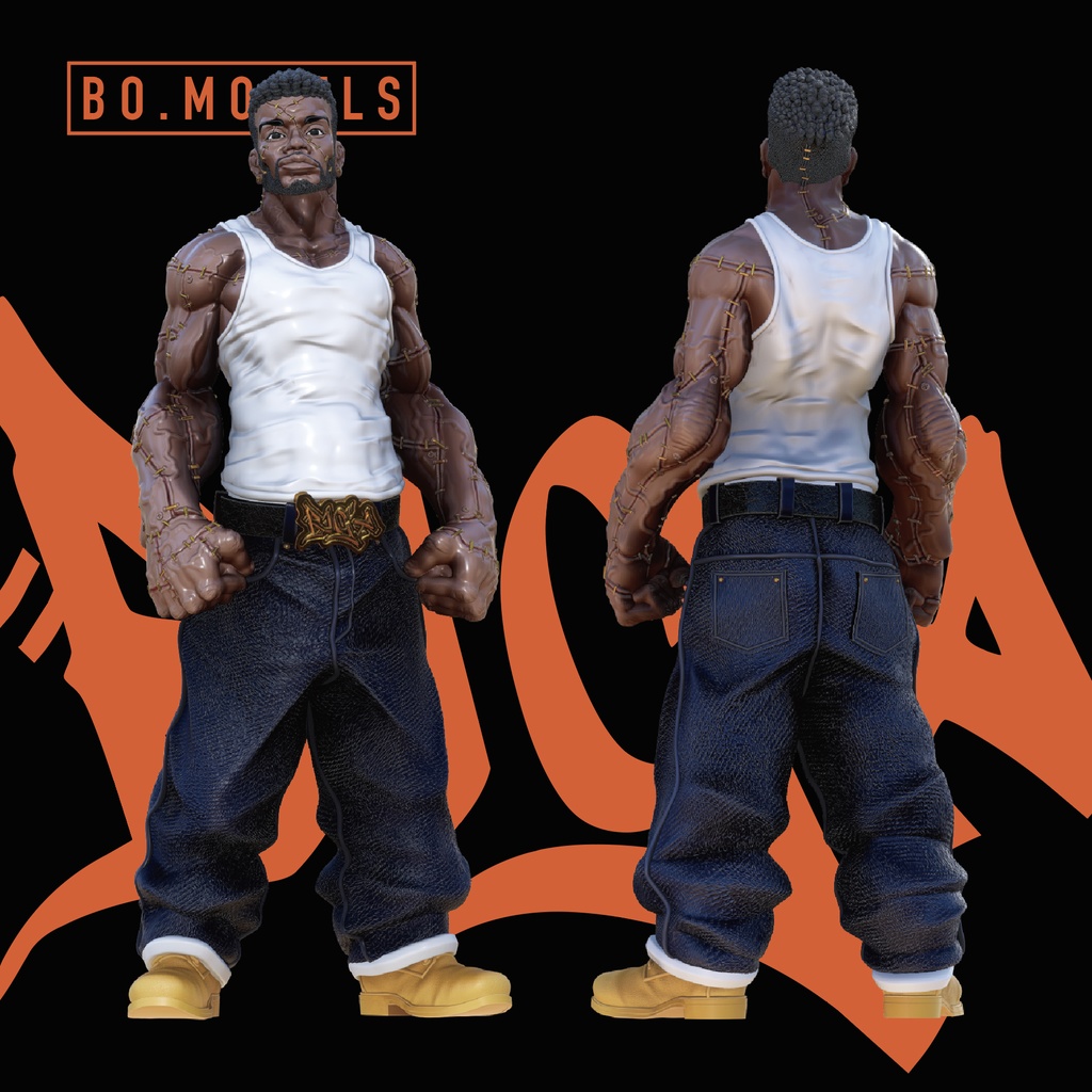 BIG.A オリジナルガレージキット 3Dプリンター出力品