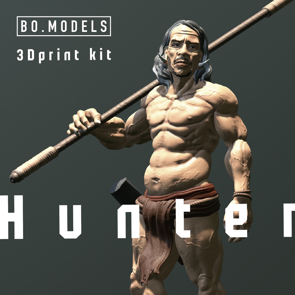 HUNTER オリジナルガレージキット 3Dプリンター出力品