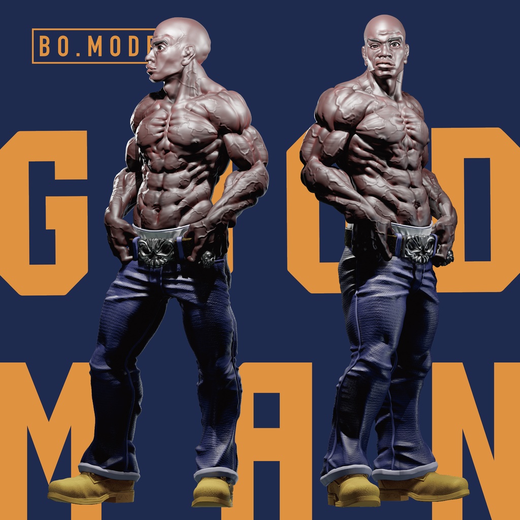 GOOD MAN オリジナルガレージキット 3Dプリンター出力品