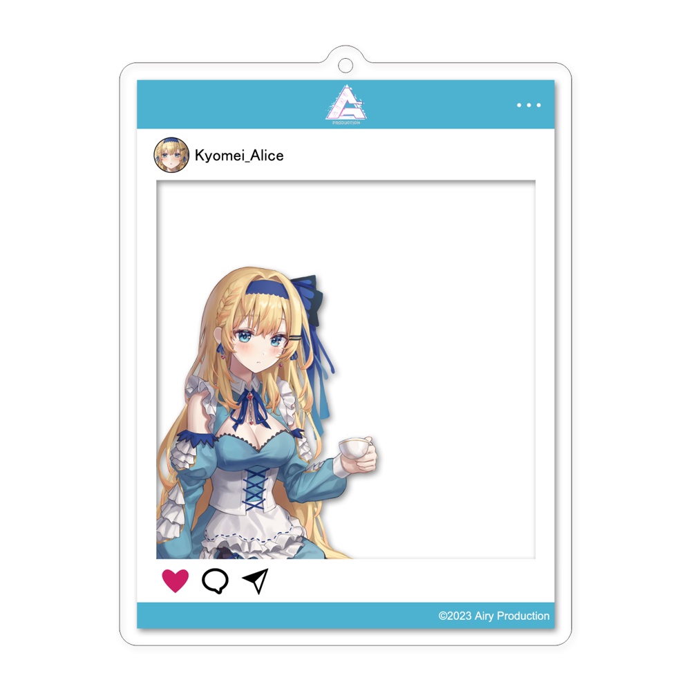 SNS風アクリルキーホルダー