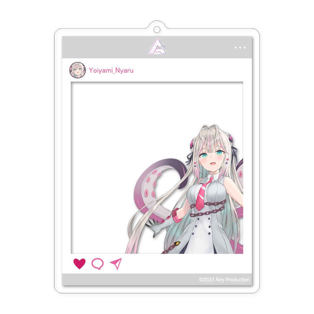 SNS風アクリルキーホルダー