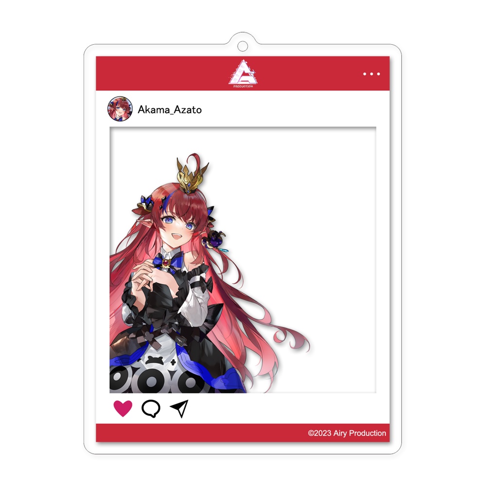 SNS風アクリルキーホルダー