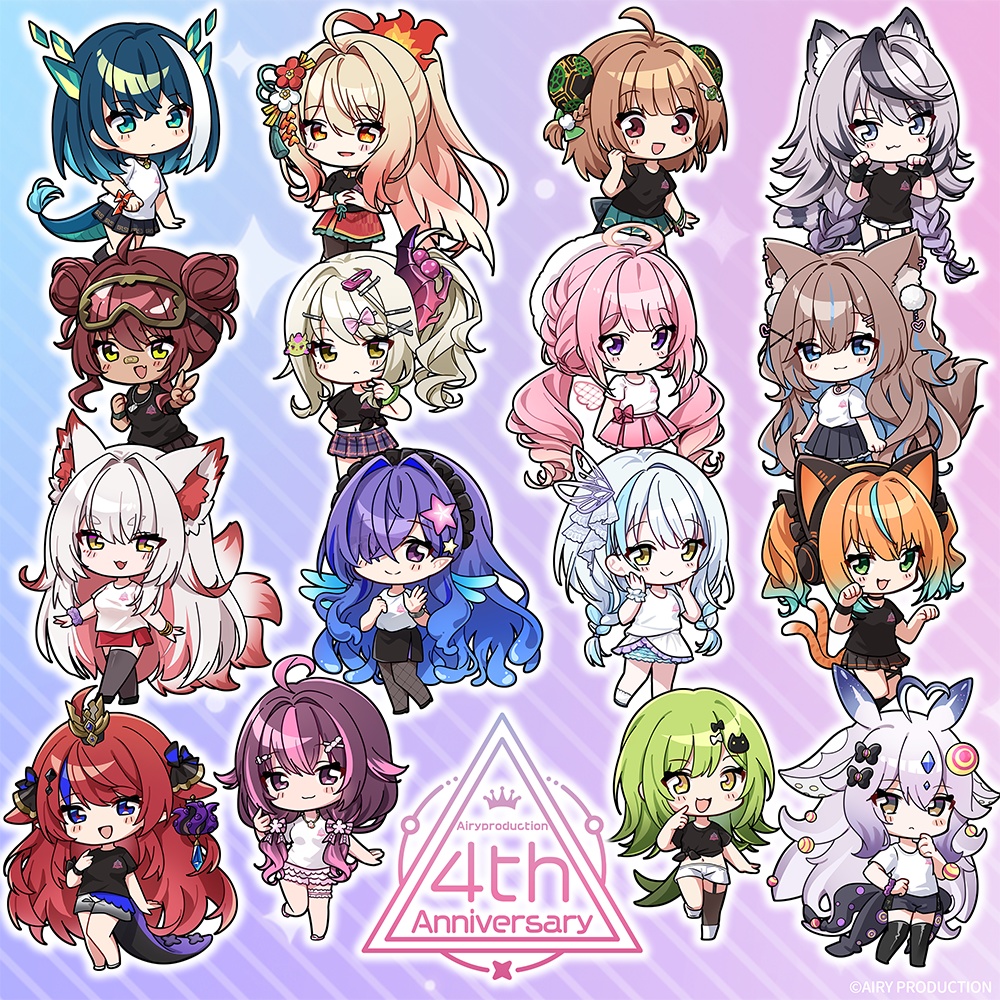 エアプロ4周年記念グッズ(タレントセット)