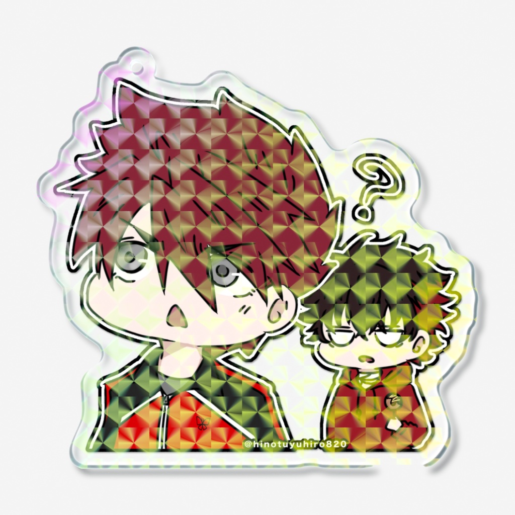 何も分からない大包平と肥前アクキー【刀剣乱舞】