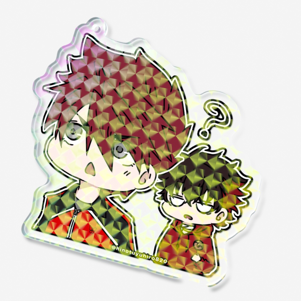 何も分からない大包平と肥前アクキー【刀剣乱舞】