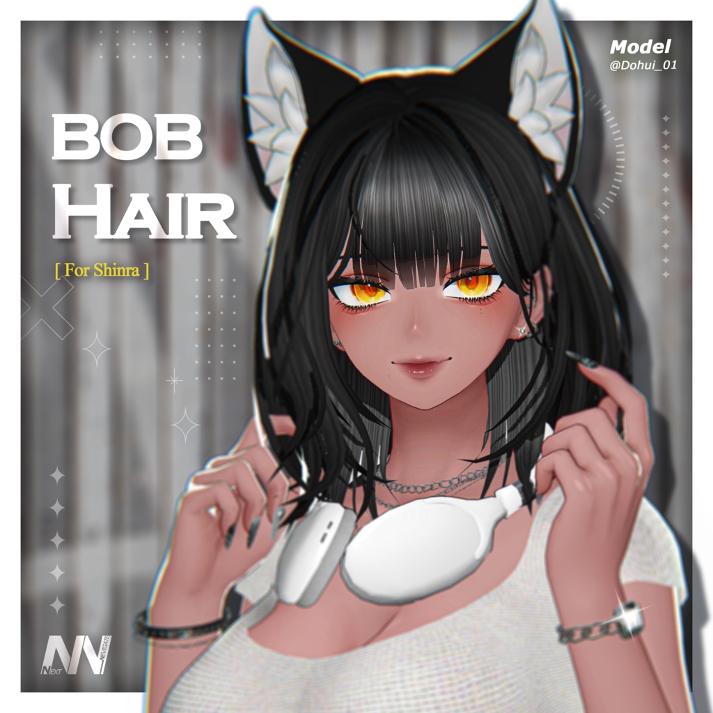 [NN SHOP] NN_BOB_Hair_For Shinra