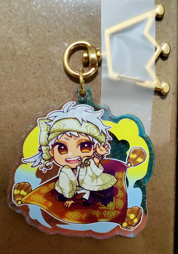 カリムにこにこアクキー