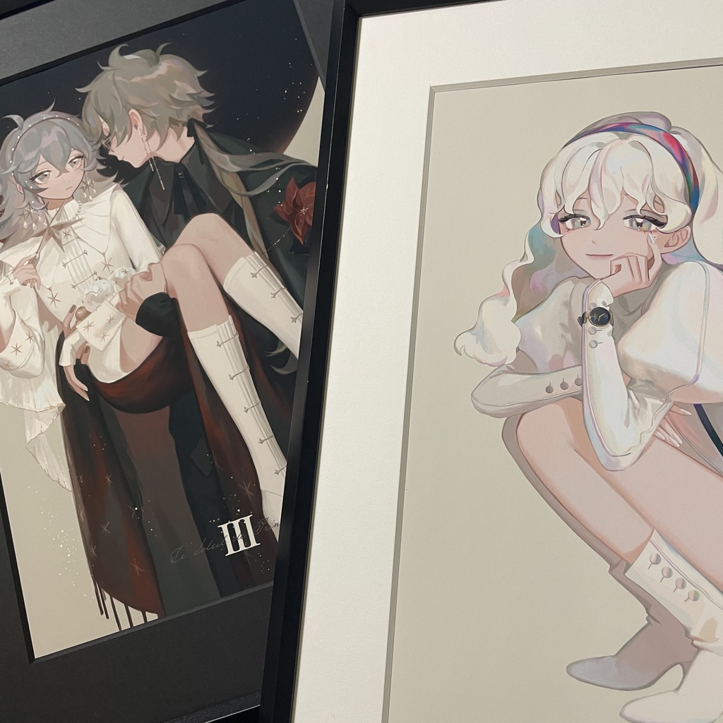 「noir」額装複製画