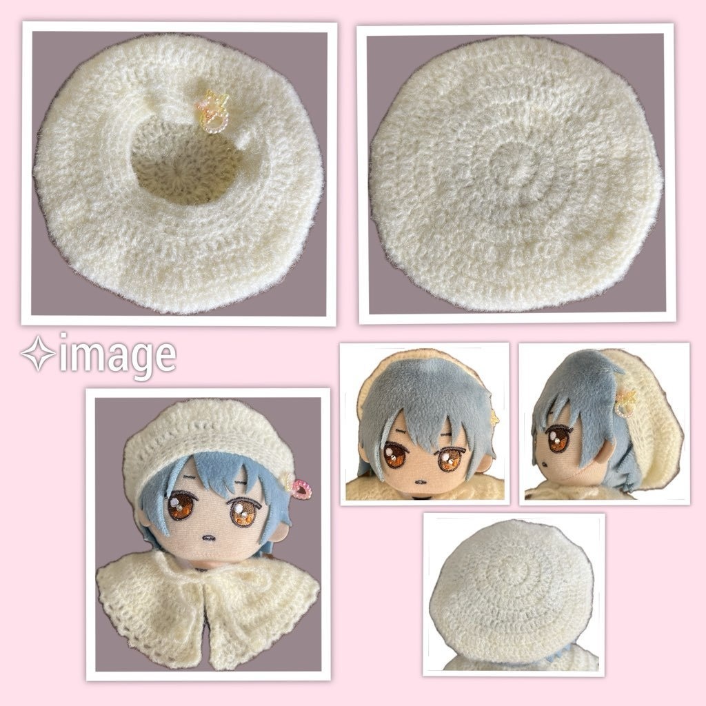 ふんわりベレー帽