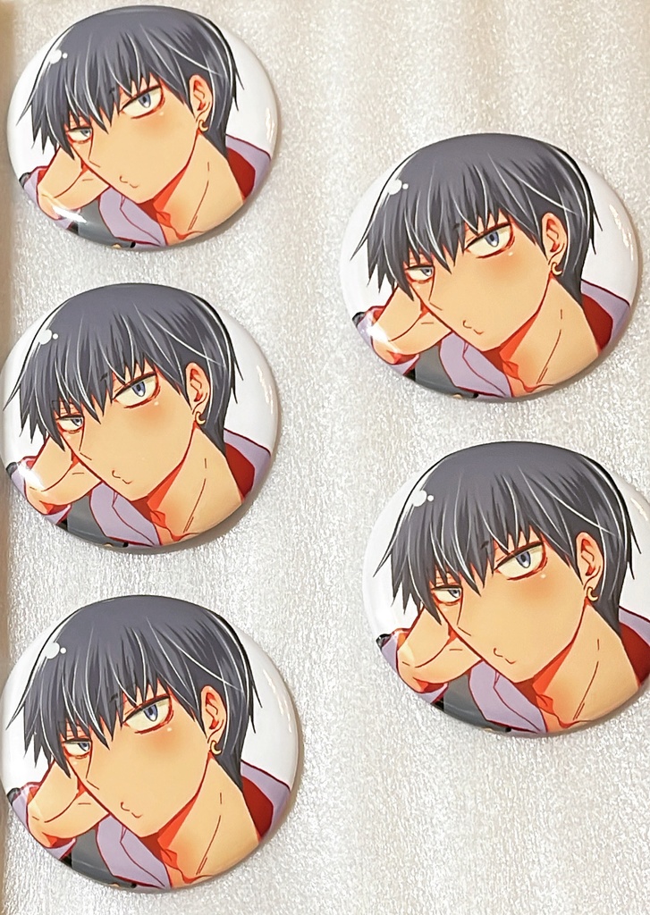 ★「進撃のえろ子さん」星クン缶バッチ(学ラン)★57mm