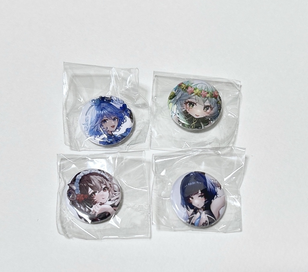 原神ミニ缶バッジ(4種セット)