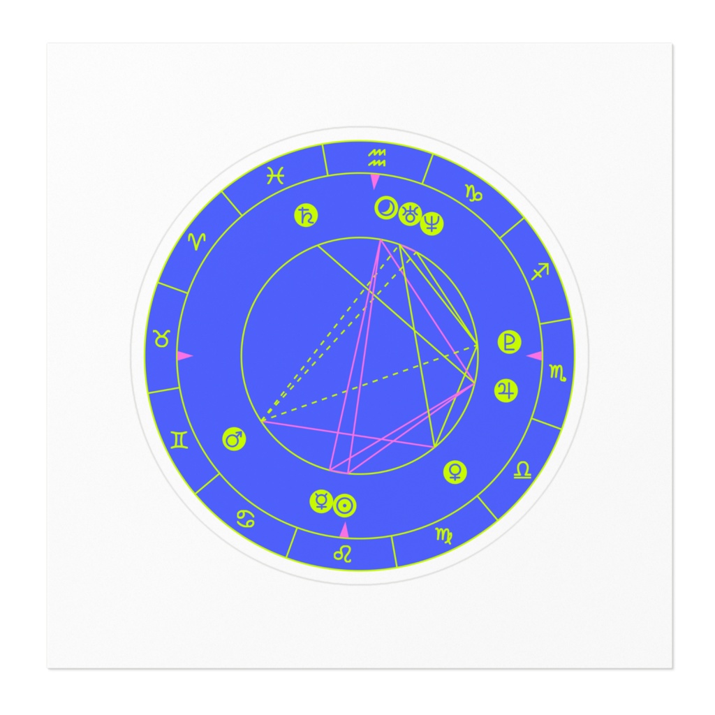 ※購入しないでください※月しし座サンプル(ステッカー)