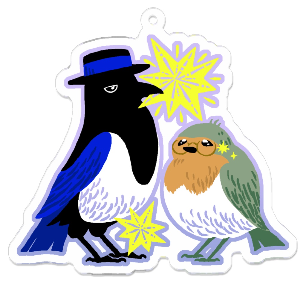 魔法使いの師弟鳥アクキー