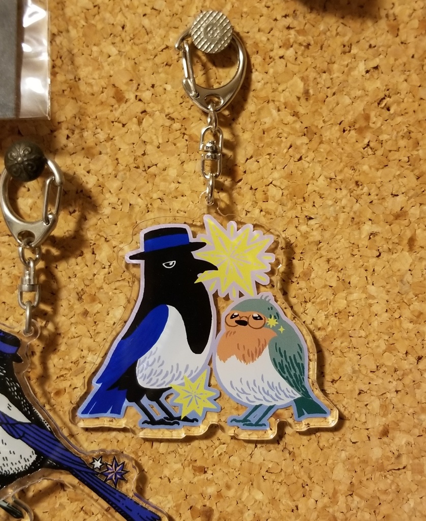 魔法使いの師弟鳥アクキー