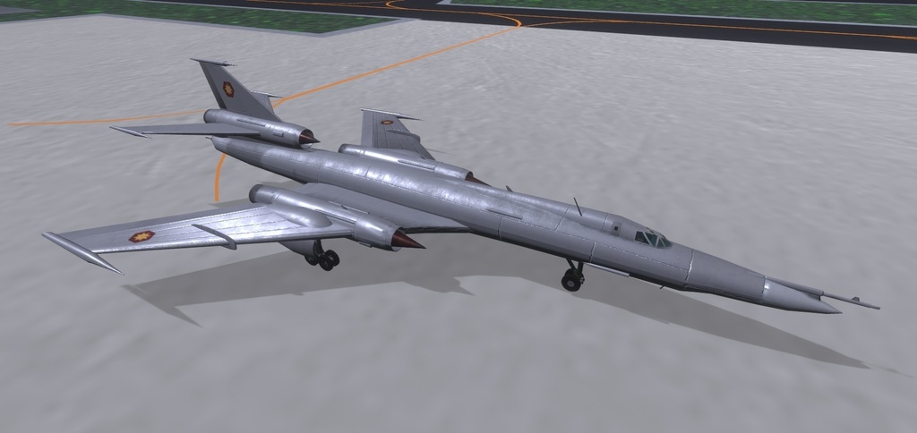 Sacc1.6のみ【VRChatで飛行可能】オリジナル冷戦風超音速爆撃機『Рустамов-15 Berserk』