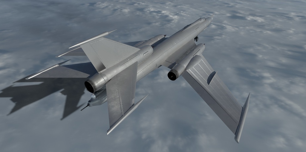 Sacc1.6のみ【VRChatで飛行可能】オリジナル冷戦風超音速爆撃機『Рустамов-15 Berserk』