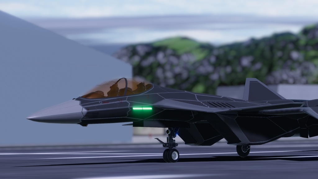 Sacc1.7/1.6両対応【VRChatで飛行可能】オリジナル近未来戦闘機『RF-108 輪廻』《二種類のフライトモデル付き》