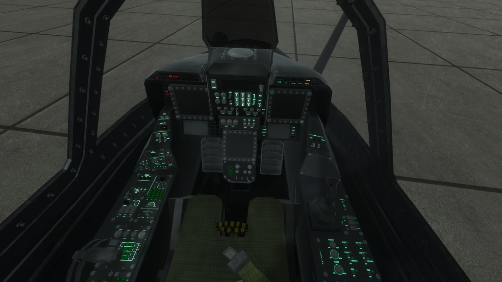 無料体験版あり!Sacc1.7対応【VRChatで飛行可能】オリジナル戦闘機『St-105D Schakal』