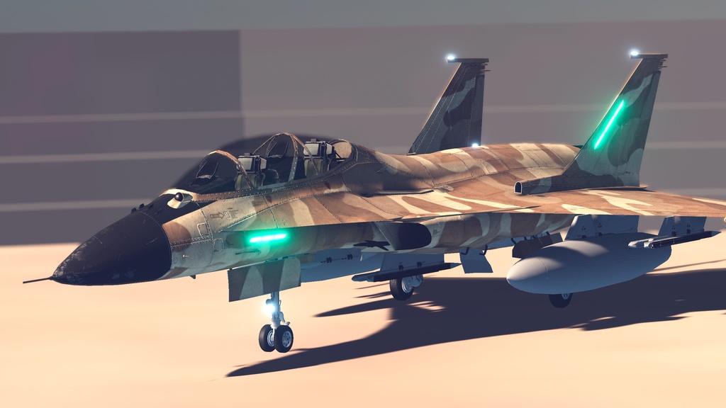 無料体験版あり!Sacc1.7対応【VRChatで飛行可能】オリジナル戦闘機『St-105D Schakal』