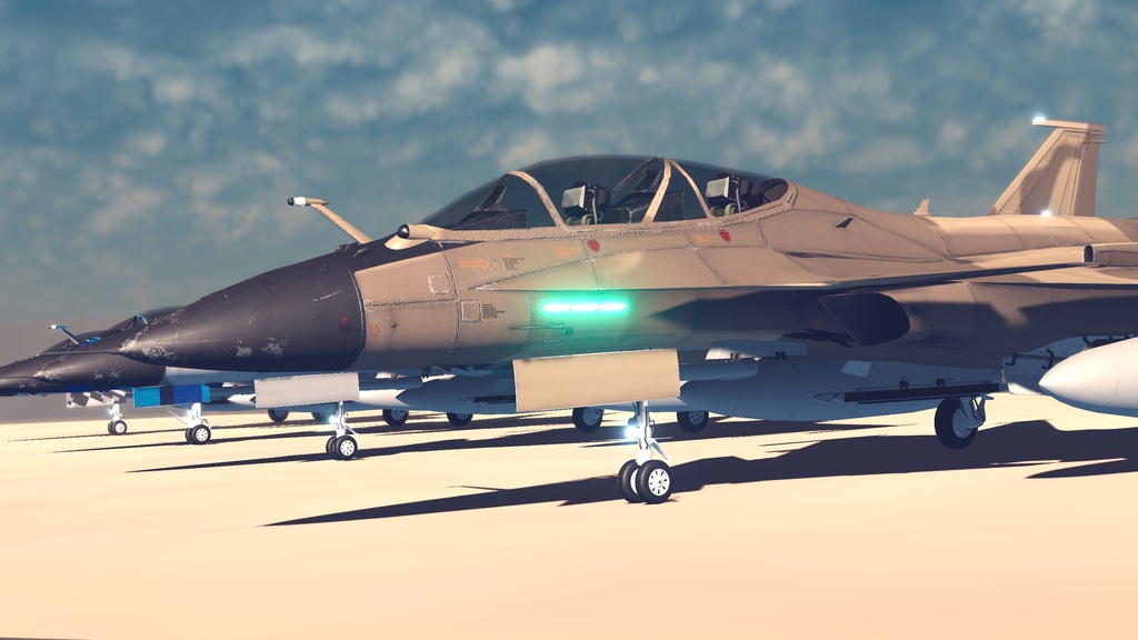 無料体験版あり!Sacc1.7対応【VRChatで飛行可能】オリジナル戦闘機『St-105D Schakal』
