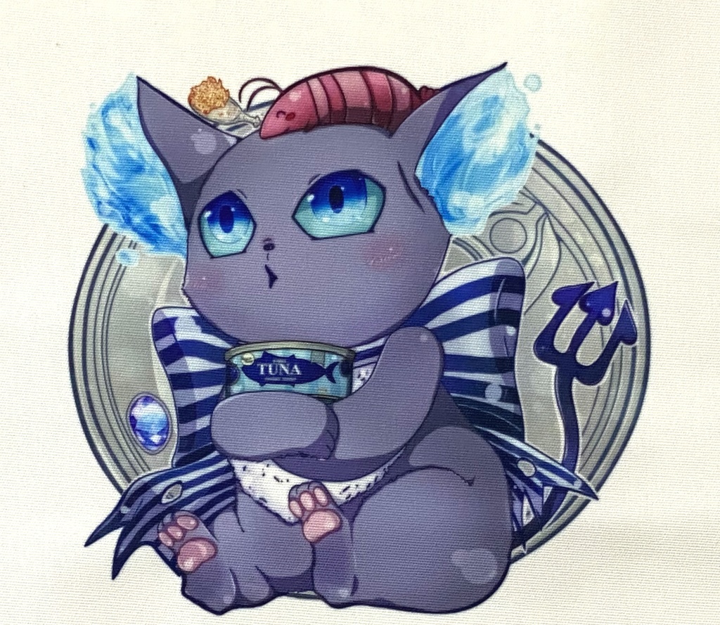 ツイステ*グリム親分(小エビをそえて)トートバッグ