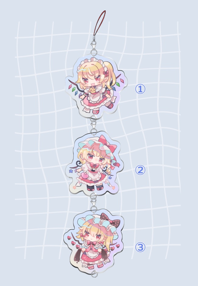 フランちゃん連結アクキーセット