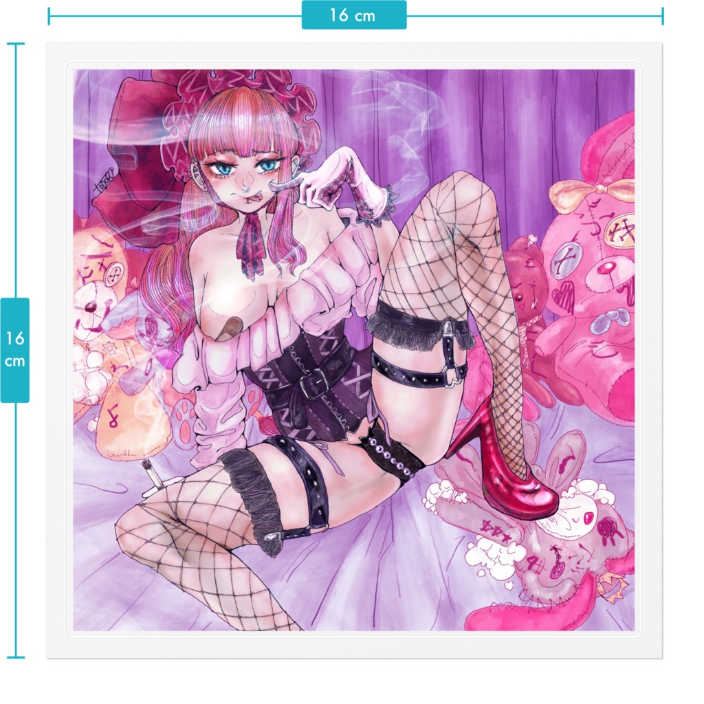 ❤︎❤︎❤︎(ステッカー)