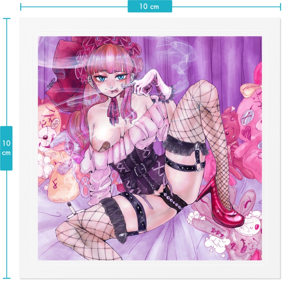 ❤︎❤︎❤︎(ステッカー小)