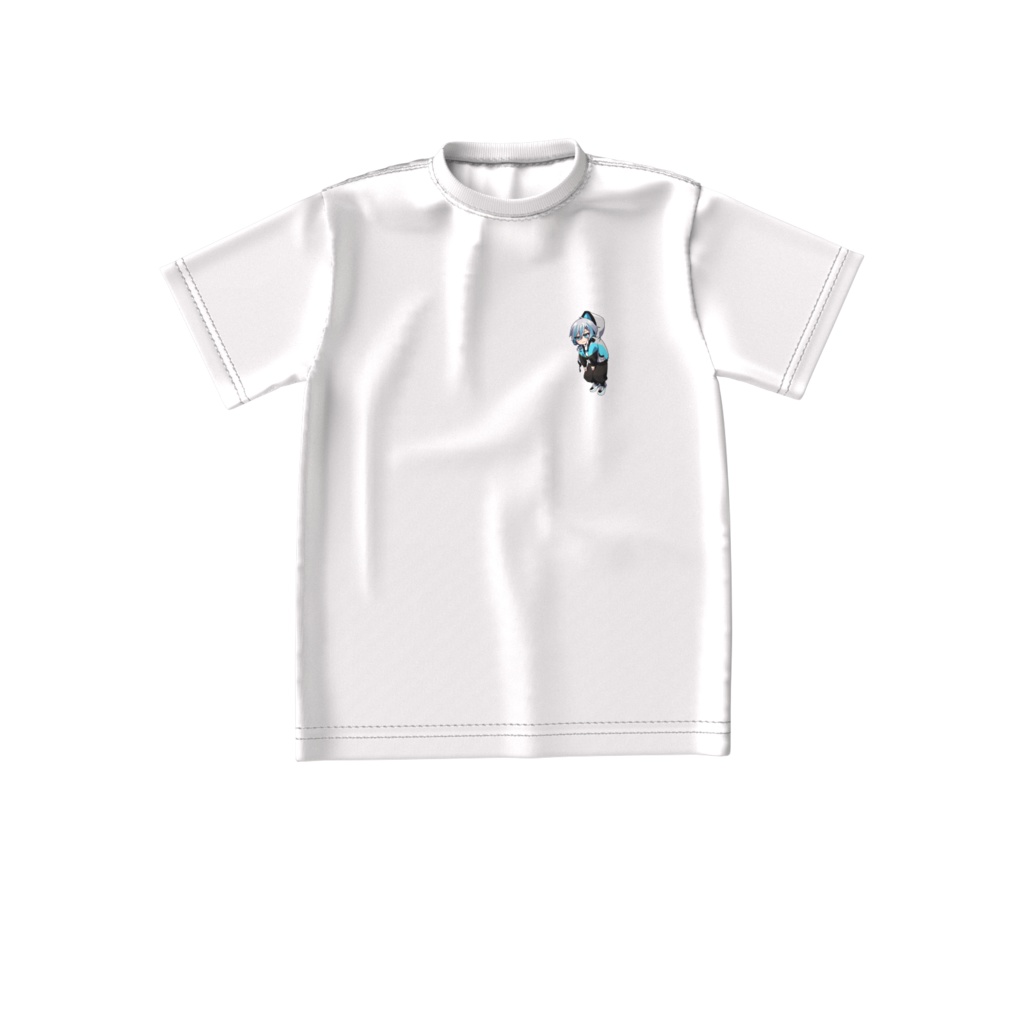 つままれたうきまる【ビッグシルエットTシャツ・白】