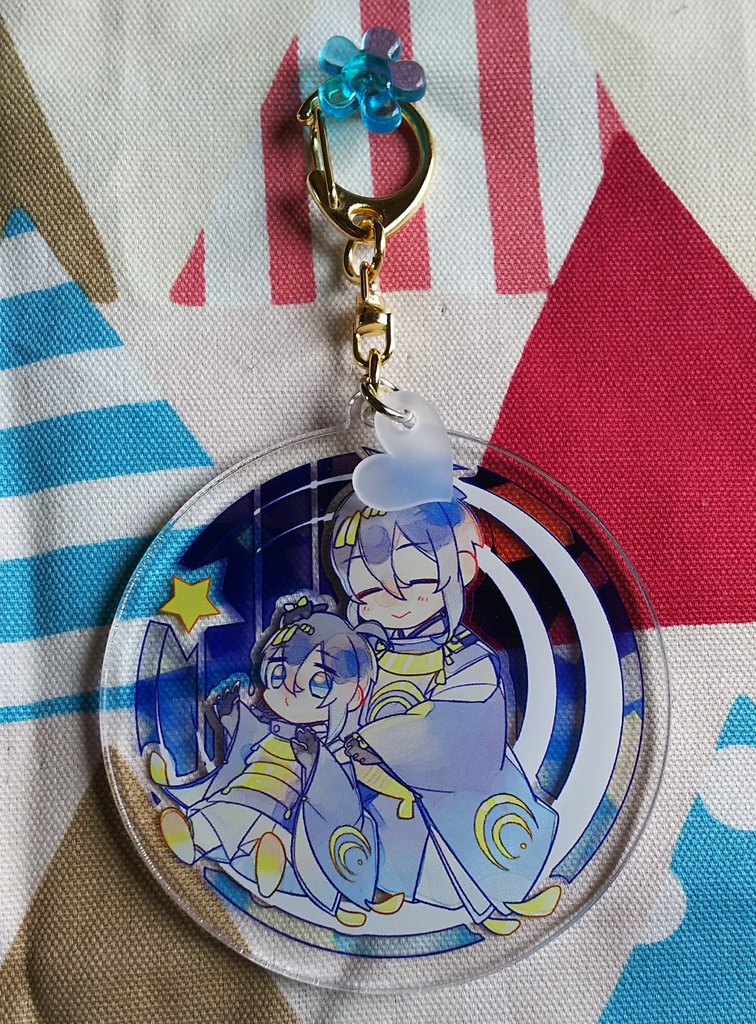 みかみかキーホルダー(三日月宗近)